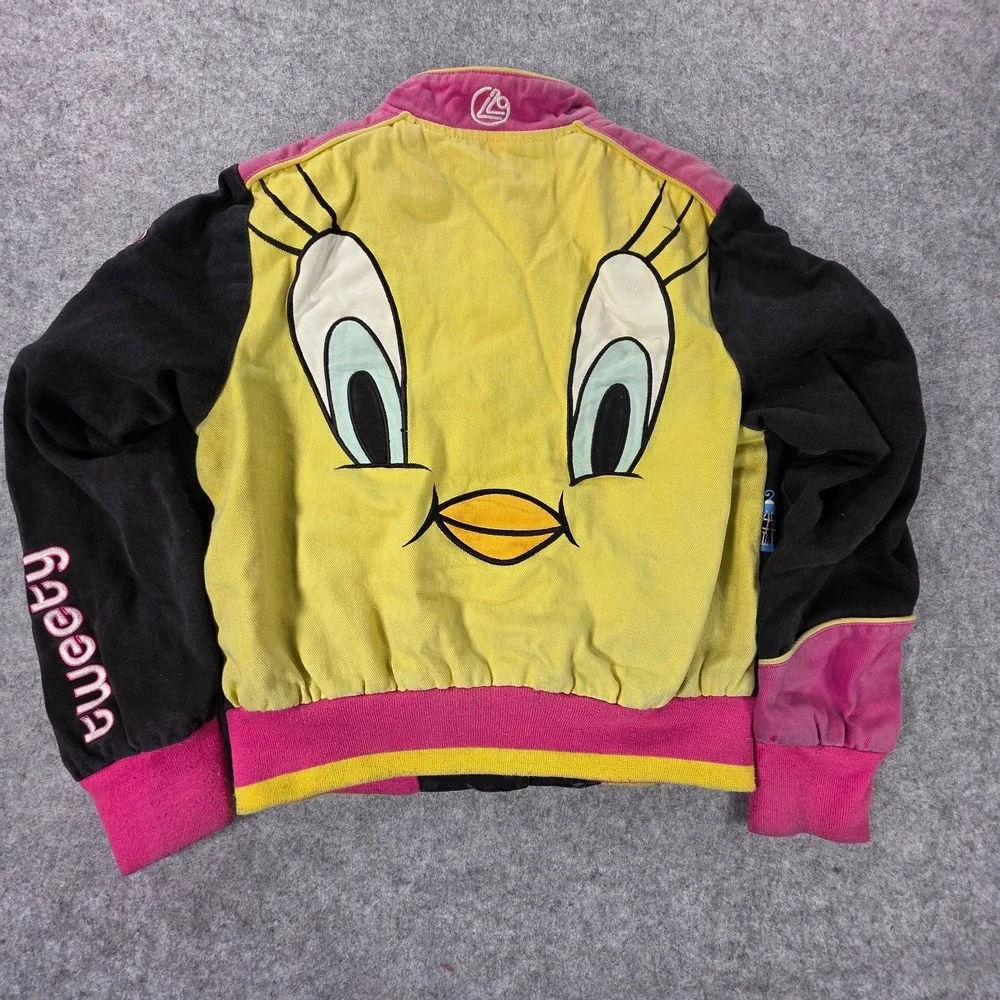 Tweety Bird Lot 29 Racing Jacket Youth Large Kids Looney Tunes